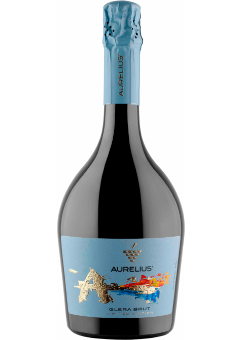 Moldova wine  Aurelius Glera Brut sparkling wine モルドバワイン